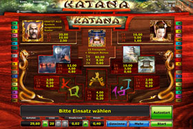 Katana Spielautomat