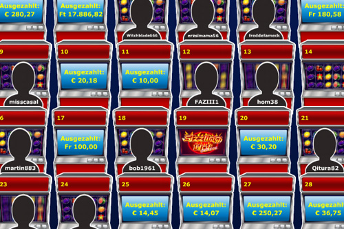 Spielautomaten Übersicht bei Sizzling Hot