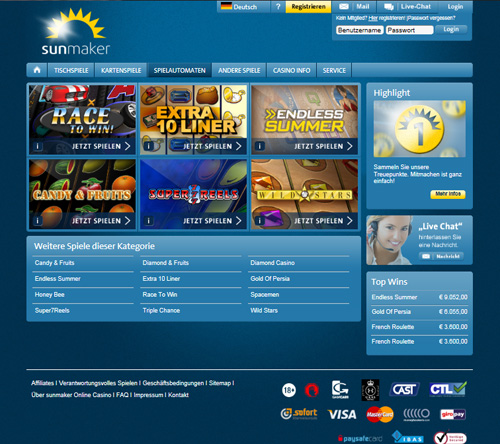 Sunmaker - Merkur Spiele Sunmaker - Merkur Spiele