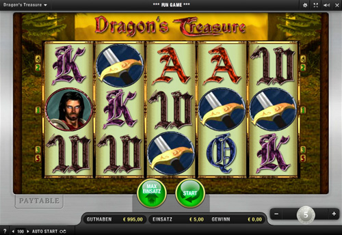 Dragons Treasure Spielautomat Dragons Treasure Spielautomat
