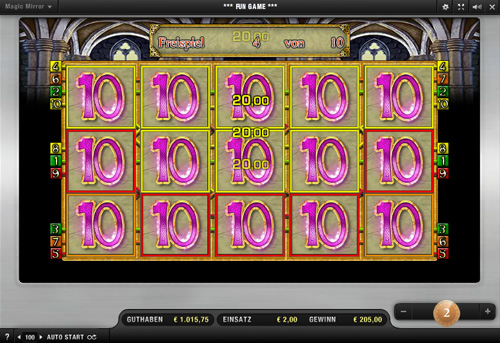 Magic Mirror Slot - Freispiele Gewinn