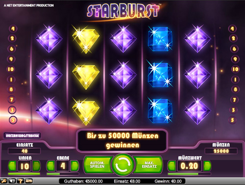 Starburst Spielautomat Starburst Spielautomat