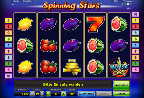 Spinning Stars Spielautomat Spinning Stars Spielautomat