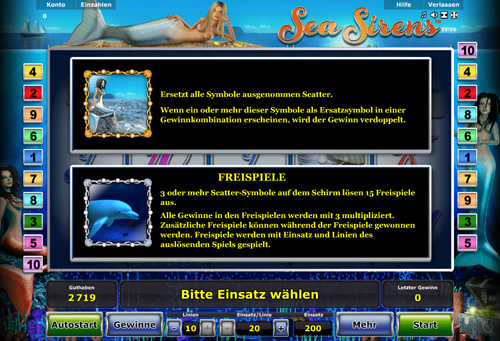 Sea Sirens Automat