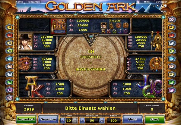 Golden Ark Slot
