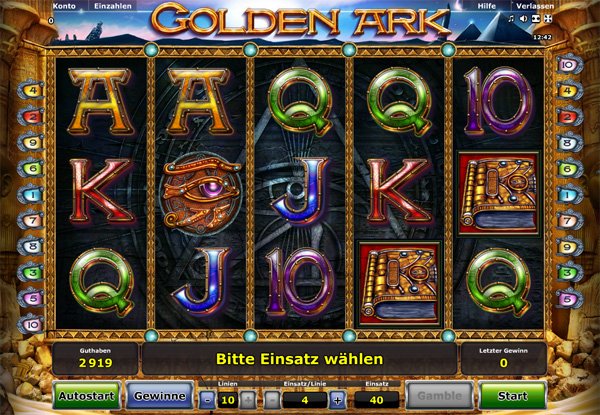 Golden Ark Spielautomat