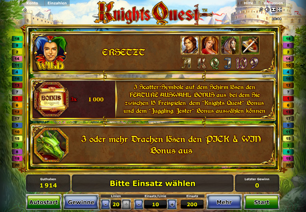 Knights Quest Slot