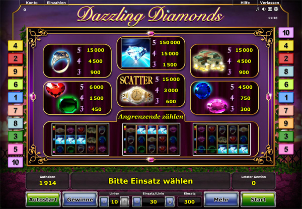 Dazzling Diamonds Slot