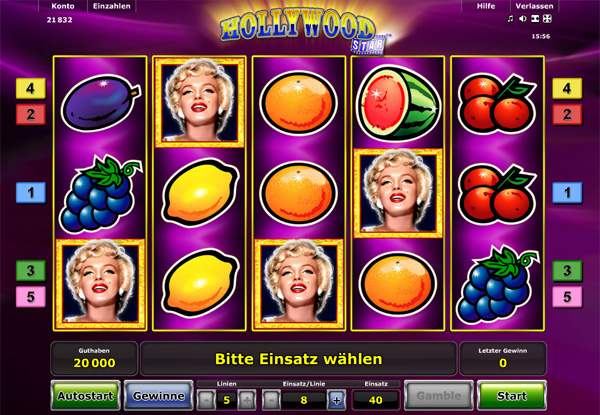 Hollywood Star Spielautomat