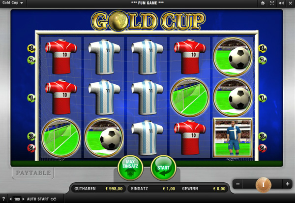 Gold Cup Spielautomat
