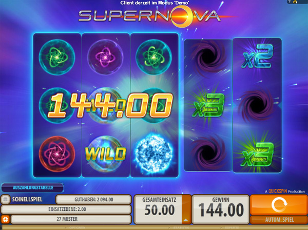 Supernova Spielautomat