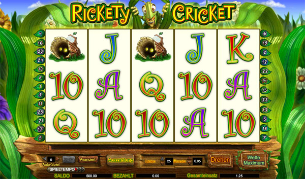 Rickety Cricket Spielautomat