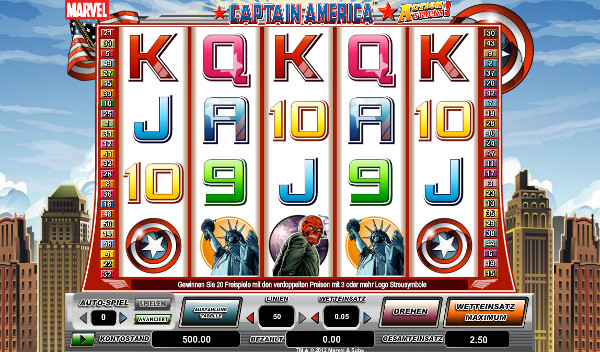 Captain America Spielautomat