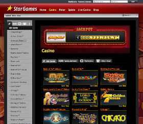 Stargames Casino - Spiele
