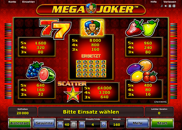Mega Joker Novoline Automat