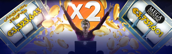 CasinoEuro - doppelter Jackpot-Gewinn