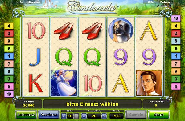 Cindereela Spielautomat