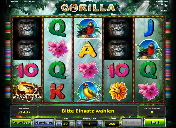 Gorilla Spielautomat