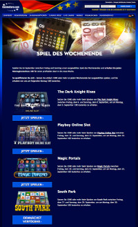 Wochenend Aktion beim CasinoEuro
