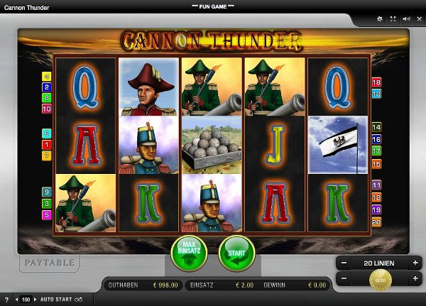 Cannon Thunder Merkur Spielautomat
