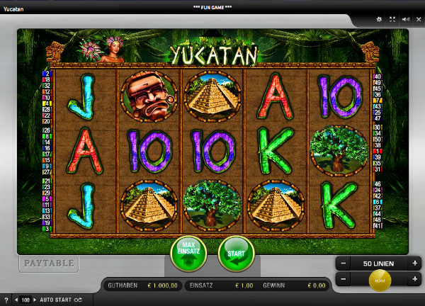 Yukatan Spielautomat